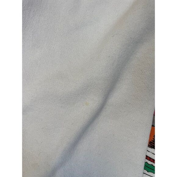 VINTAGE Cat Mouse Holiday 1993 Crewneck Sweatshirt Men XL White USA 90s - Picture 4 of 7